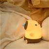 Luce Notturna a Forma di Capibara Design Divertente Lampada Animale in Silicone