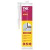 TKK Silicone Sigillante Acrilico Verniciabile Seal Acryl 300 ml Grigio 6 Pezzi