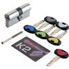 Securemme CILINDRO SAGOMATO 'K2' SECUREMME 100 mm (45+10+45) - SECUREMME