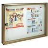 ALUBOX BACHECA FONDO MAGNETICO ALUBOX BC2 55X5X40 BR- ALUBOX- 1,0 pz