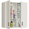 FORES KIT PENSILE 2 ANTE MULTIUSO 59X27XH60 CM BIANCO- FORES HABITAT- 1,0 pz