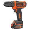 BLACK+DECKER TRAPANO AVVITATORE BATTERIA LITIO 10,8V (BDCDD12QW) 1 batteria Litio da 1,5 ...