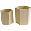 Artemio Rowlands Set di 2 barattoli esagonali Decorativi, 10 cm 8 cm