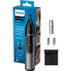 Philips Nose Trimmer Serie 3000 Rifinitore per Peli di Naso, Orecchie e Sopracci