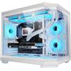 Mars Gaming MC-3TCOREM, Case Gaming Custom Micro-ATX, Tripla Finestra Vetro Temp