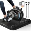 MERACH Cyclette da Seduti, Pedaliera Trainer per Gambe per Casa, Mini Cyclette c