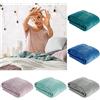 Eurofirany Design91 Cindy - Coperta Morbida e soffice, in Microfibra, 170 x 210 cm, Colore: Acciaio