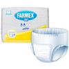 Farmex - Pannoloni per anziani e adulti- PANTS Mutanda Assorbenza EXTRA - TNT Super Assorbente, Latex-Free, Traspirante e Anallergico - Delicato sulla Pelle - Taglia L - 14 Pezzi