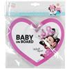 Tataway in viaggio si cresce Segnale auto Baby on board Minnie Topolina attacco a ventosa