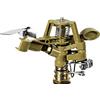 Irrigatore a Battente Senza Puntale, in Metallo, Con Settore Regolabile 0-360°,