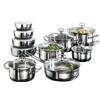 Karcher set di pentole Jasmin (acciaio inossidabile, 20 pezzi, incl. coperchio i