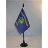 AZ FLAG BANDIERA DA TAVOLO OREGON 15x10cm - PICCOLA BANDIERINA STATO AMERICANO - USA - S