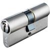 ISEO SERRATURE CILINDRO SAGOMATO 82099 ISEO OTTONE NICHELATO CHIAVI 3 CAMMA DIN MM 80 30+50
