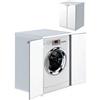 Mongardi MOBILE COPRILAVATRICE IN RESINA BIANCO esterno: cm.68,5x64,5x88h.interno: cm...
