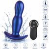 toyjoy Plug anale gonfiabile vibrante 7 x The Stout telecomando multivelocità USB blu