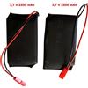 VERDE UNICO-PULITO-POWER N. 2 Batteria agli ioni di litio da 3,7 V2200 mAh Con circuito di protezione