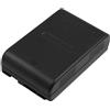 Avizar, Batteria 4.8V 2100mAh per videocamera Panasonic NV-A1E, Nero