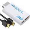 GANA Convertitore da Wii a HDMI, adattatore da wii a hdmi, 1080p 720p, uscita vi