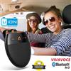 andowl Vivavoce Bluetooth Auto Kit microfono integrato per chiamata Bluetooth 5.0 Nero