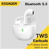 ESSAGER AURICOLARI CUFFIE CUFFIETTE BLUETOOTH CON MICROFONO E LED IPHONE IPAD ANDROID