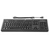 HP 709695-111 tastiera USB QWERTZ CHE Nero
