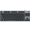 Logitech K835 TKL Mechanical Keyboard tastiera Ufficio USB Tedesco Grafite, Grig