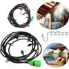 KIT NEBULIZZATORE ACQUA NEBULIZZAZIONE GAZEBO OMBRELLONE GIARDINO RINFRESCA SET