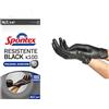 Spontex Guanti Monouso Nitrile Neri Resistente Black, 100 pezzi, Senza Lattice e