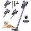 X18 Aspirapolvere Senza Fili 60Kpa/650W/80Min, 8-In-1 Scopa Eletrica Verticale A