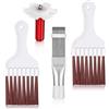 Kit Pulizia Asciugatrice, 4 Pezzi Spazzola Pulizia Alette Asciugatrice&Filtro, P