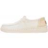 Hey Dude scarpe da donna in tela leggere estive Wendy Espadrille Woven bianco