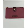 Naj Oleari Portafoglio Bordeaux Donna con Orsetto Dorato - Nuovo Originale