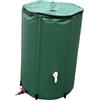 Barile per acqua piovana pieghevole con rubinetto in PVC, contenitore per