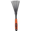PHILIPS Black+Decker Rastrello a mano, 38,8 cm, manico ergonomico, facile da appendere,