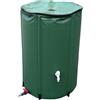 Barile per acqua piovana pieghevole con rubinetto in PVC, contenitore per