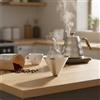 Filtro a Cono in Acciaio Inossidabile Ecologico per Casa, Ufficio, Baristi