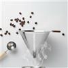 Filtro a Cono in Acciaio Inossidabile Ecologico per Casa, Ufficio, Baristi