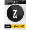 WHIRLPOOL LAVATRICE 7KG SLIM INVERTER VAPORE B 1200 GIRI WSB 725 D IT
