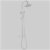CARDINALE SET COLONNA FLORIDA TONDA CON MISCELATORE TERMOSTATICO Cromato CARDINALE