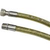 BricoGo Tubo Gas Flessibile in Acciaio Inox con Guanina Mf 200 cm