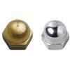 BricoGo Dado Cieco in Ottone Ø 8 mm in Ottone 50 Pezzi