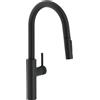Franke 115.0575.968 Miscelatore con Doccetta Estraibile Doppiogetto Nero Matt