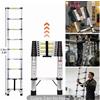 Samar Car SCALA TELESCOPICA IN ALLUMINIO PORTATILE ESTENSIBILE MULTIUSO TELESCOPICA 2.6 MT