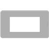 BTICINO MatixGO Placca materiale tecnopolimero Grigio JA4804JG Placca MatixGO 4