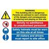 Viking Signs Viking segni cc513-a3l-ac "cantiere safety-warning-no admittance-safety helmets-
