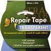 Duck Tape Nastro adesivo trasparente per riparazione, 48 mm x 25 m, trasparente,