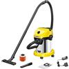 Kärcher Karcher WD 3-18 S Battery Set Aspiratore Solidi e Liquidi 17 L