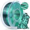 TECBEARS Filamento PLA Silk 1.75mm 1KG, 3D Dual Color Silk PLA Plus