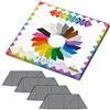 CreativaMente- Cartoncini pretagliati e con Guide di Piegatura per Realizzare Origami 3D, Colore Grigio Pietra, 855