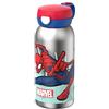 Mepal - Borraccia in Acciaio Inox con Tappo Flip Campus - Il Tappo si Apre con un Solo Clic - Adatta a Bevande Gassate - A Prova di Perdite - Coperchio Igienico - 600 ml - Spiderman